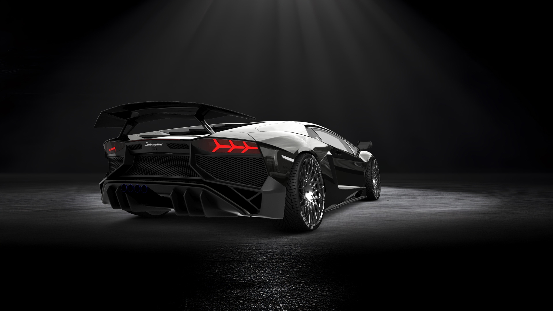 Lamborghini Aventador 2 Door Coupe 2012 tuning