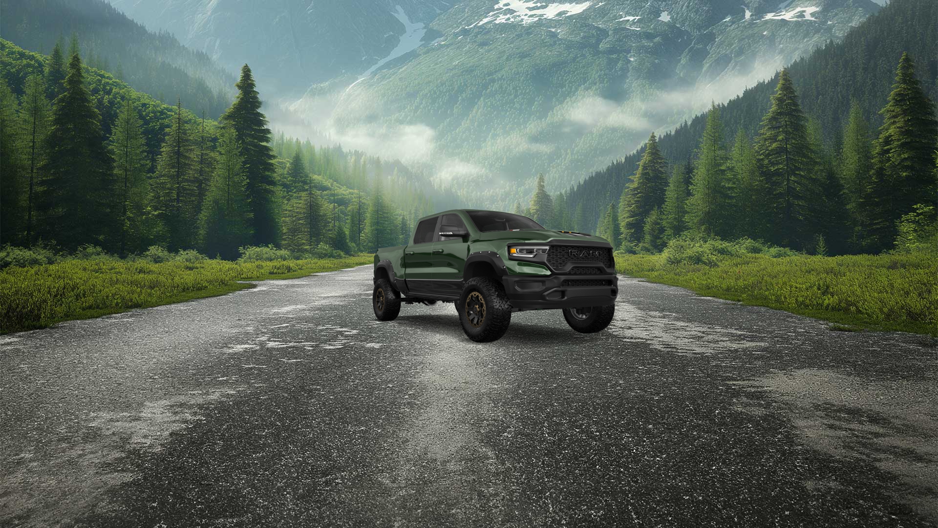 Dodge Ram 1500 TRX 4 Door pickup truck 2021