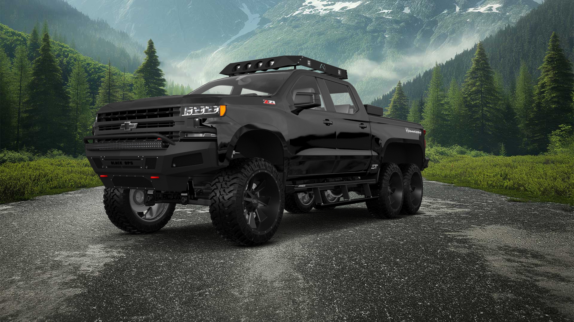 Chevrolet Silverado Hennessey Goliath 6X6 Truck 2020 tuning