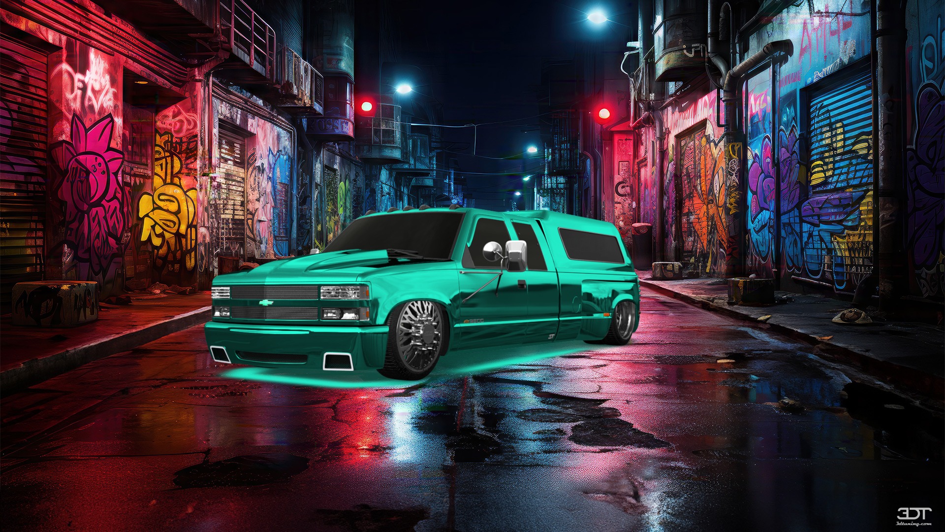 Chevrolet K3500 Extended Cab Pickup Truck 1988 tuning
