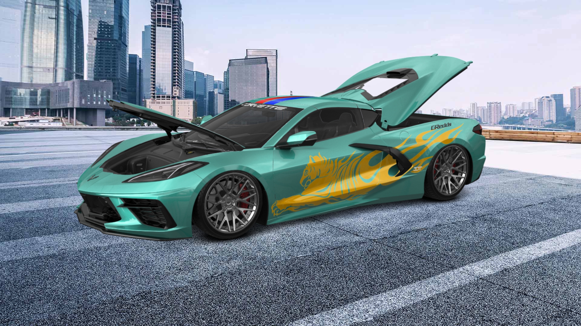 Chevrolet Corvette 2 door targa top 2020 Images