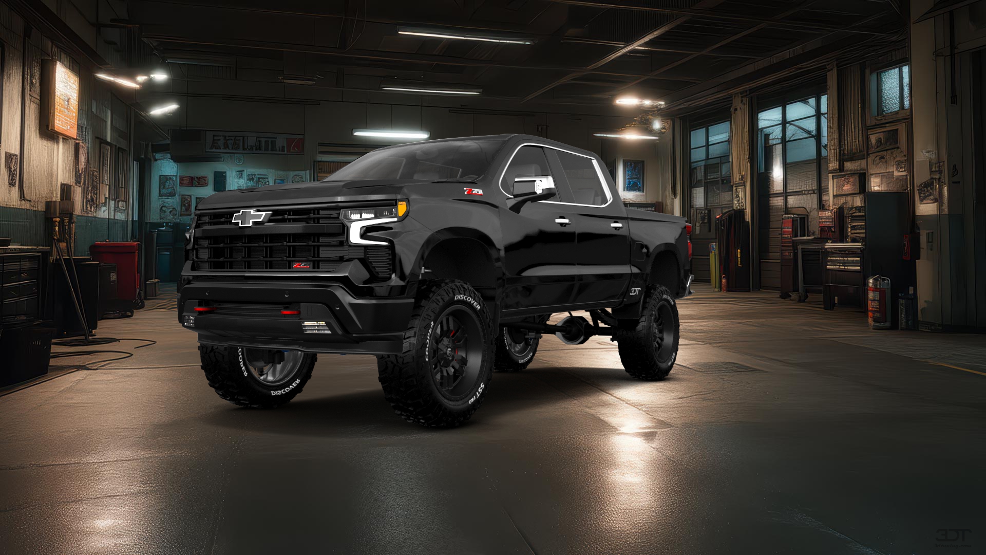 Chevrolet Silverado 1500 Crew Cab 5.8 ft box 4 Door pickup truck 2023 tuning