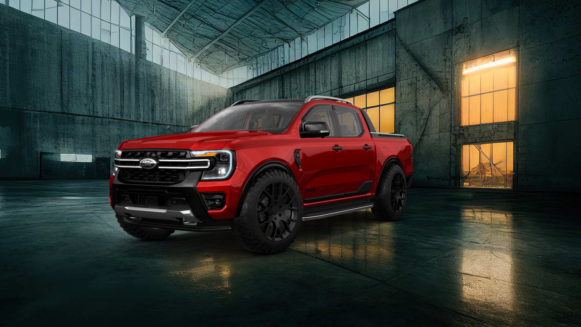 Ford Ranger 4 Door pickup truck 2022 tuning