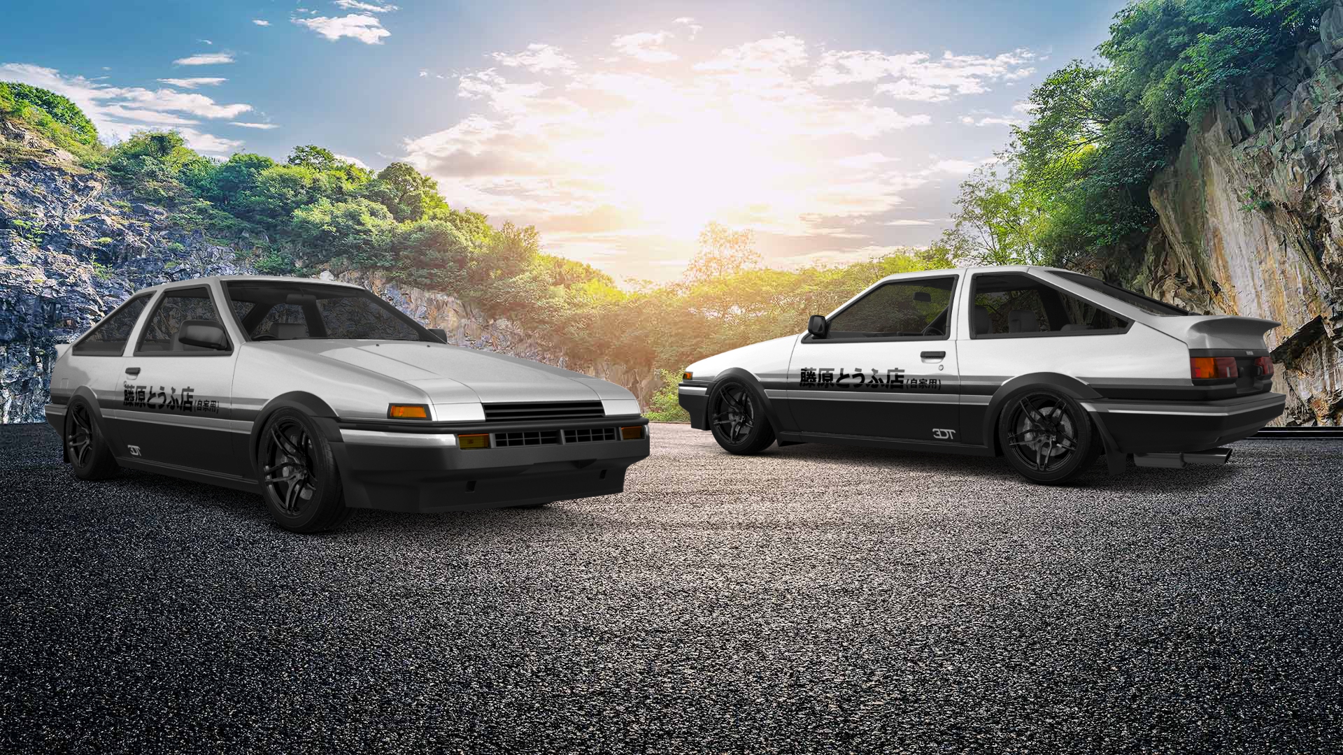 Toyota AE86 3 Door Hatchback 1985 tuning