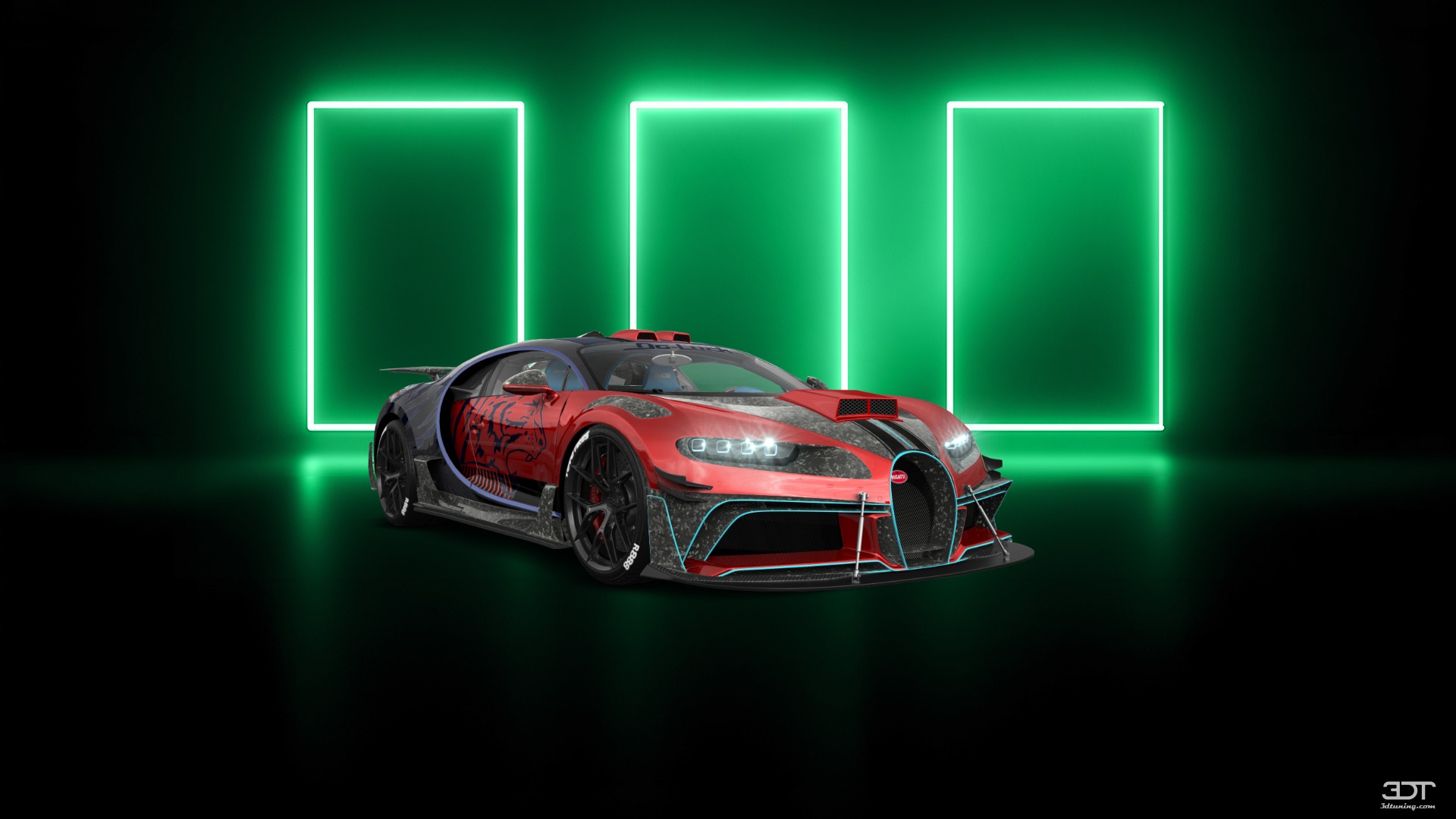 Bugatti Chiron 2 Door Coupe 2016 tuning