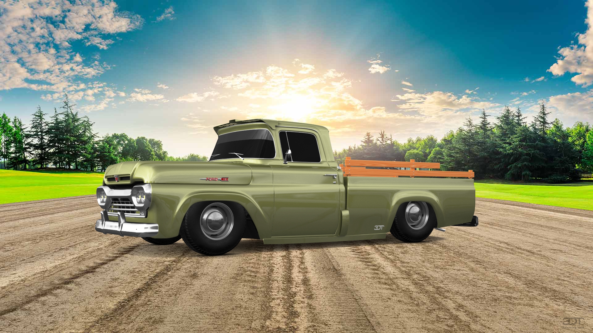 Ford F-100 2 Door pickup truck 1960