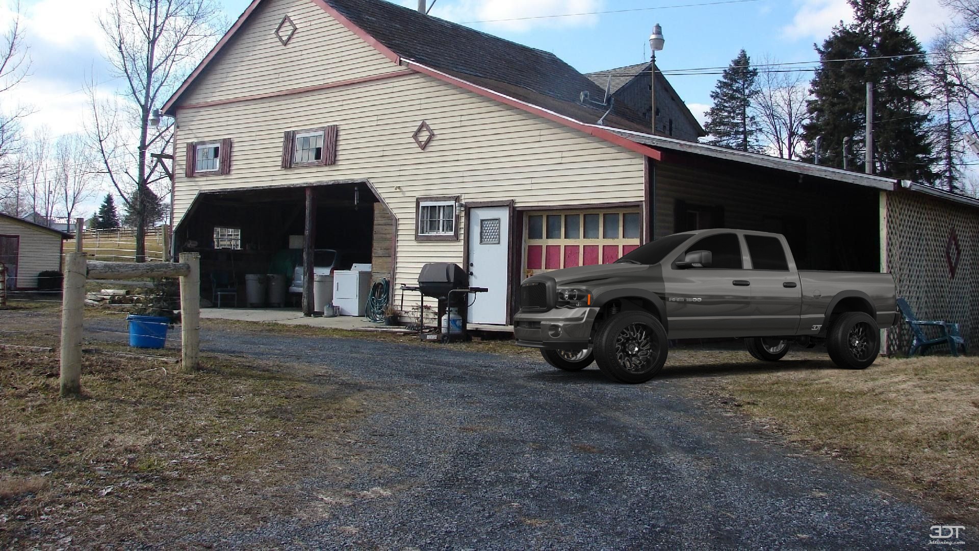 Dodge Ram 1500 6.4 ft box 4 Door pickup truck 2002
