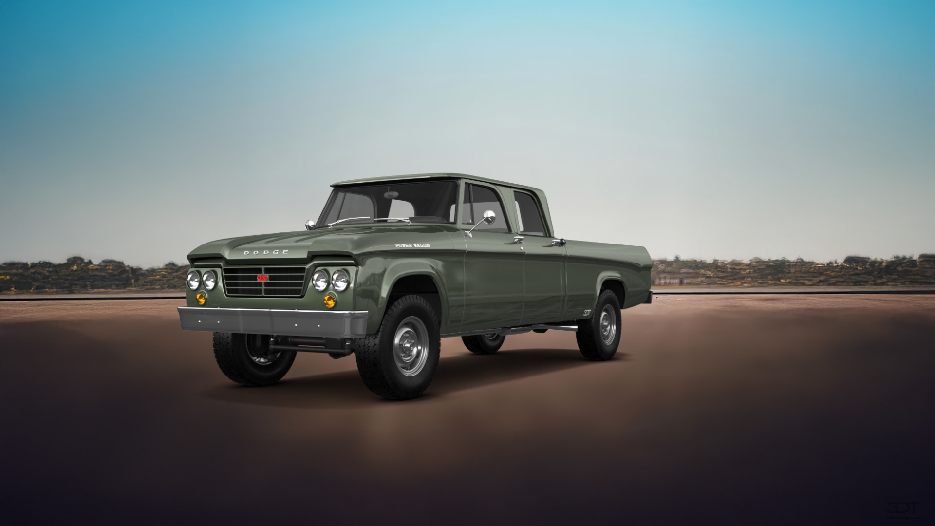 Dodge Power Wagon 4 Door pickup truck 1964 Images