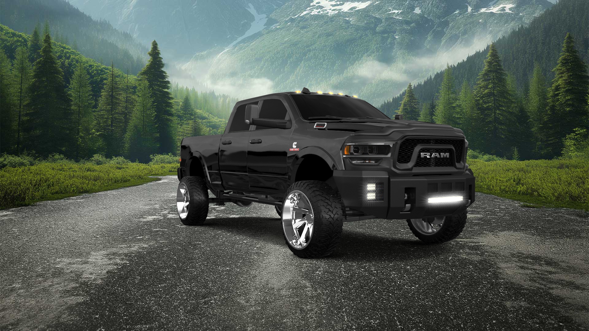 Dodge Ram 2500 4 Door pickup truck 2020 tuning