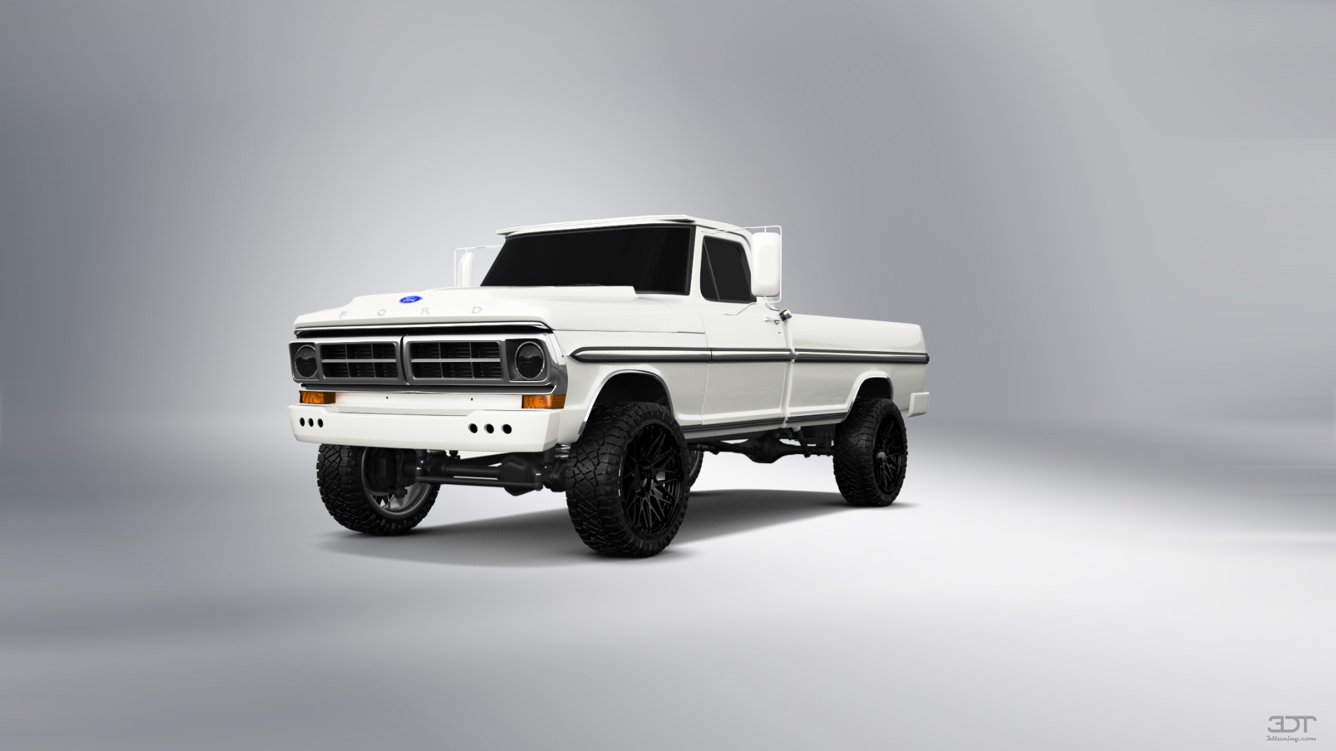 Ford F-250 2 Door pickup truck 1971 tuning