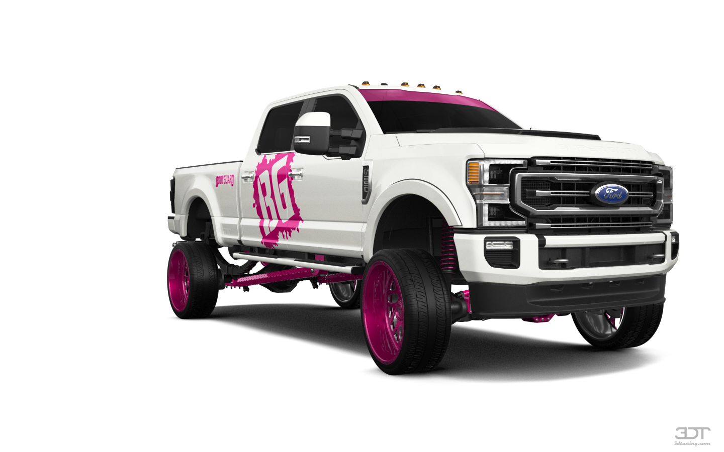 Tuning Ford F-250 4 Door pickup truck 2021