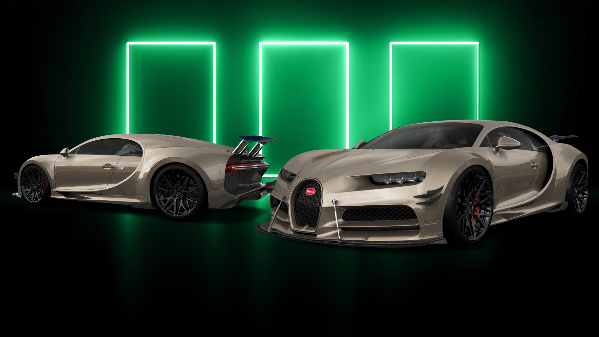 Bugatti Chiron 2 Door Coupe 2016 tuning