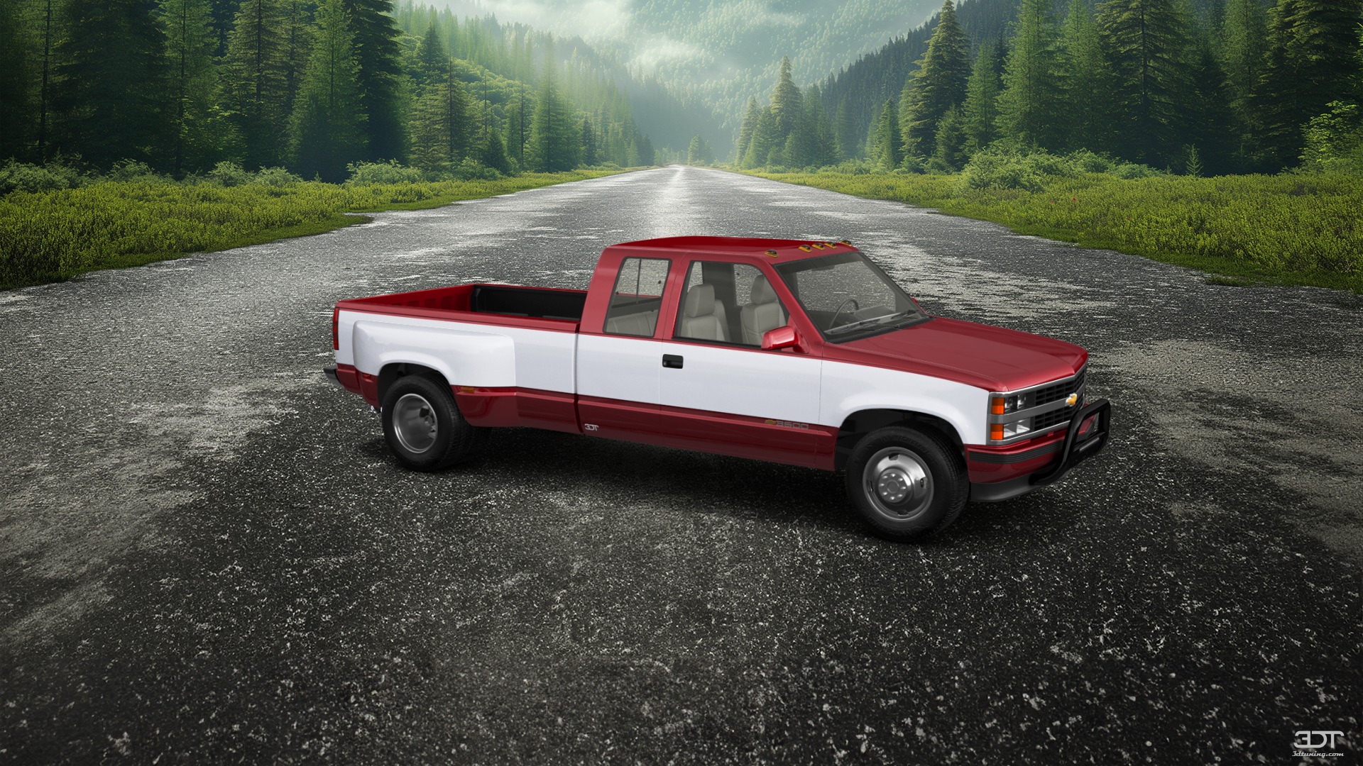 Chevrolet K3500 Extended Cab Pickup Truck 1988