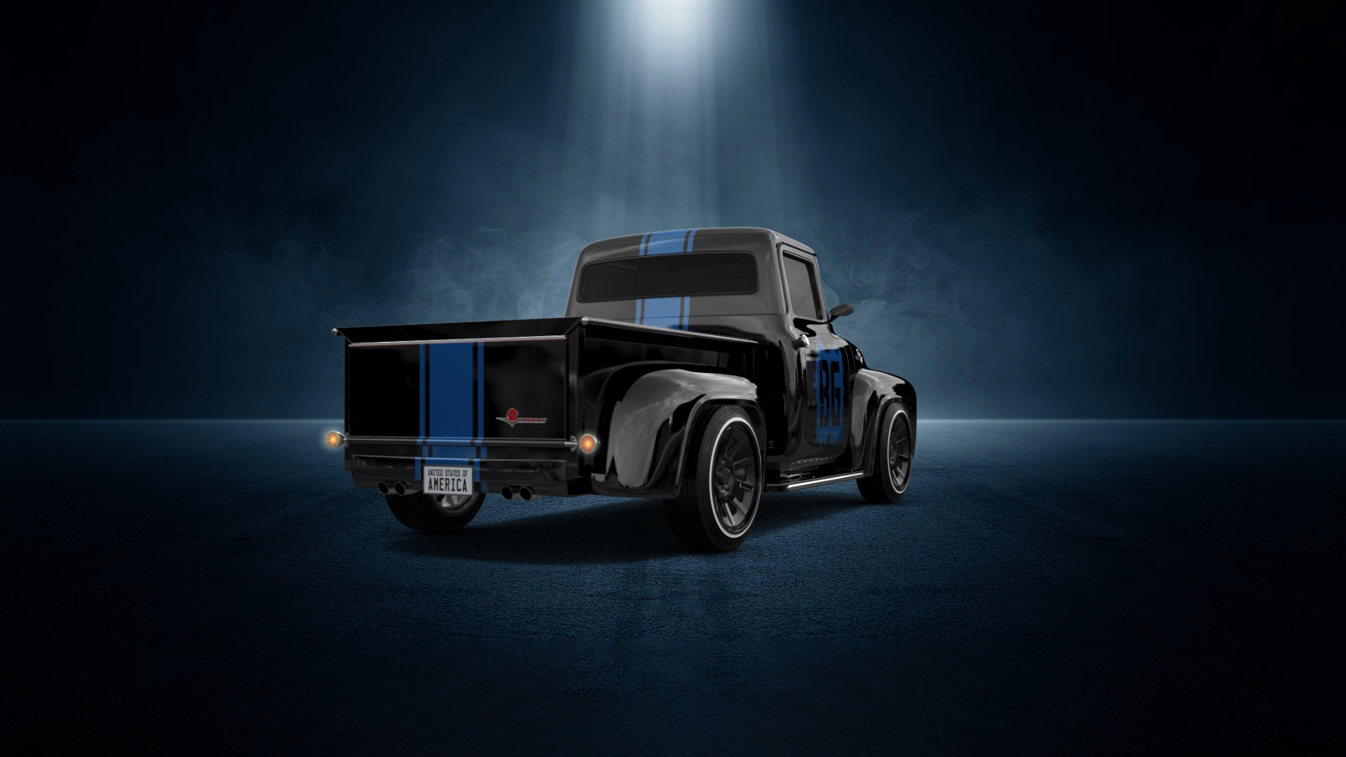 Ford F-100 2 Door truck 1956 Images