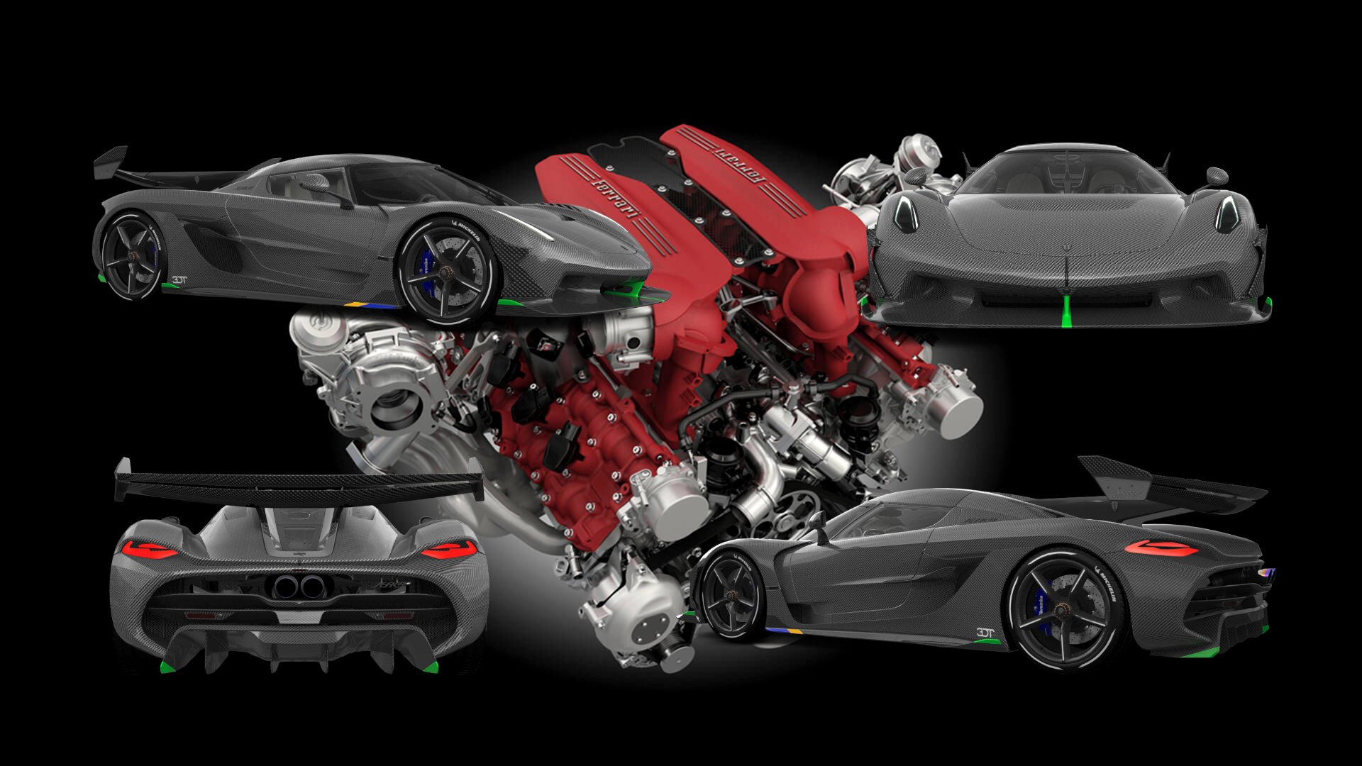 Koenigsegg Jesko 2 door targa top 2020 tuning