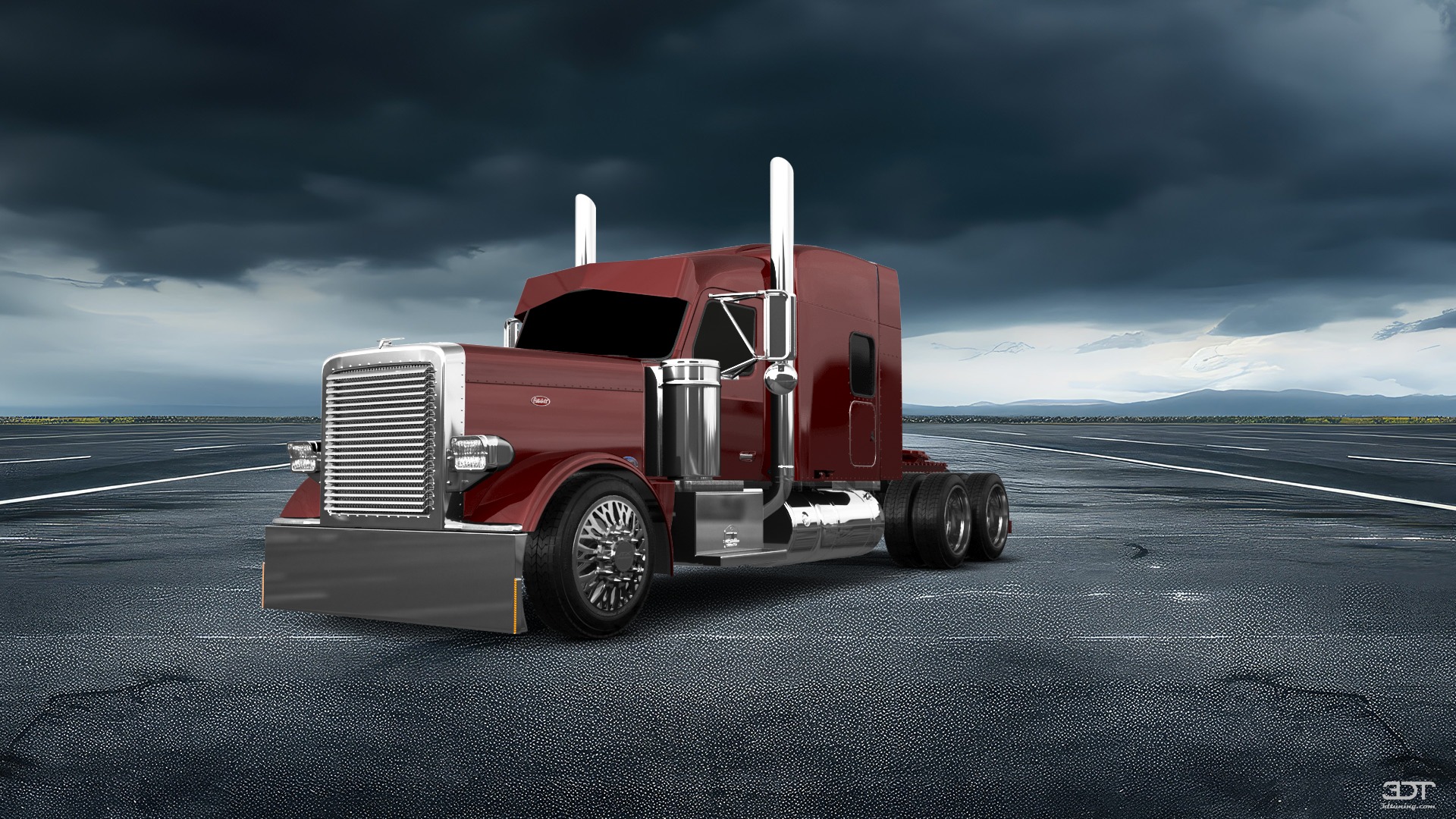 Peterbilt 589 Sleeper Cab Truck 2024 tuning