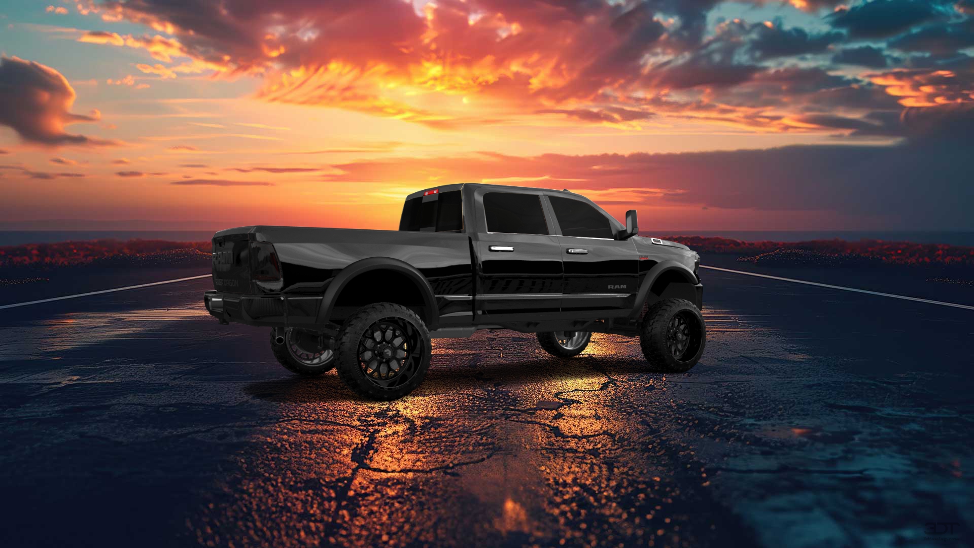 Dodge Ram 2500 4 Door pickup truck 2020 tuning