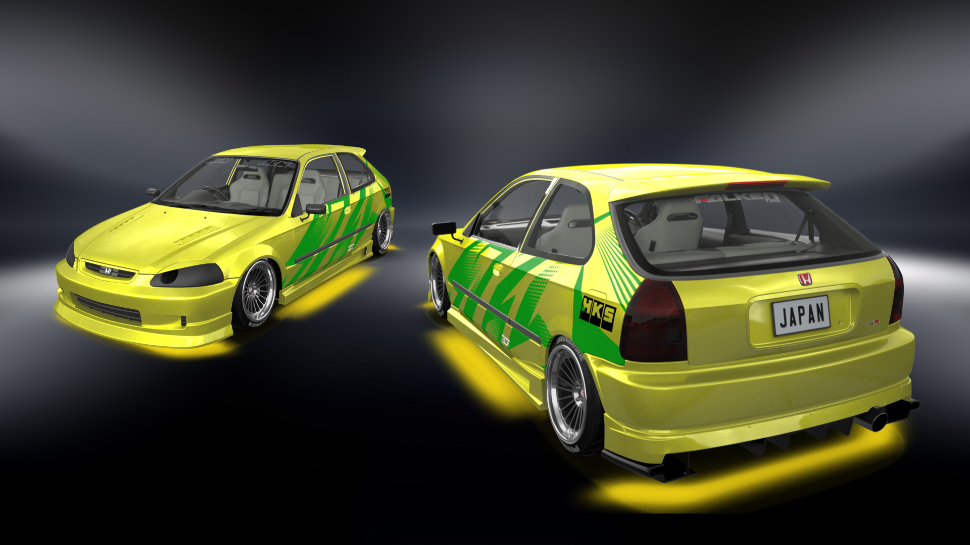 Honda Civic 3 Door Hatchback 1997 tuning