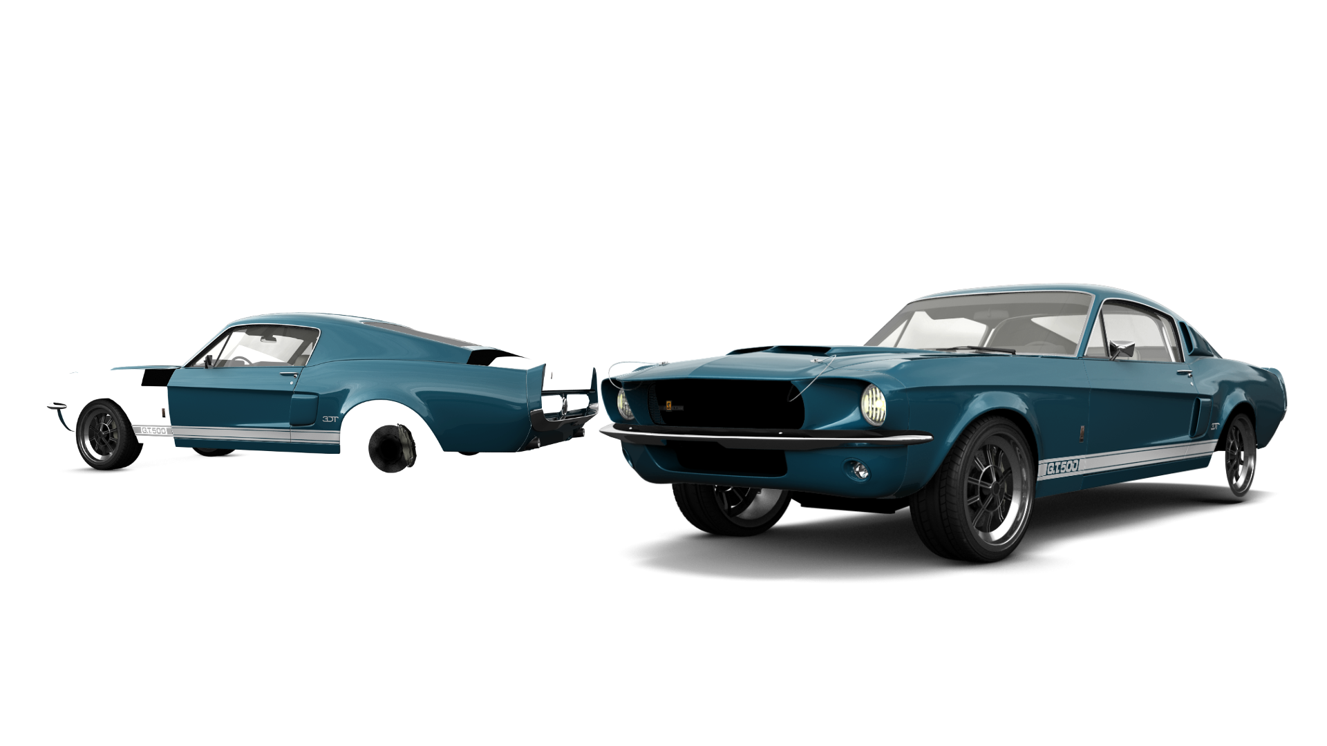 Tuning Mustang GT500 2 Door Coupe 1968