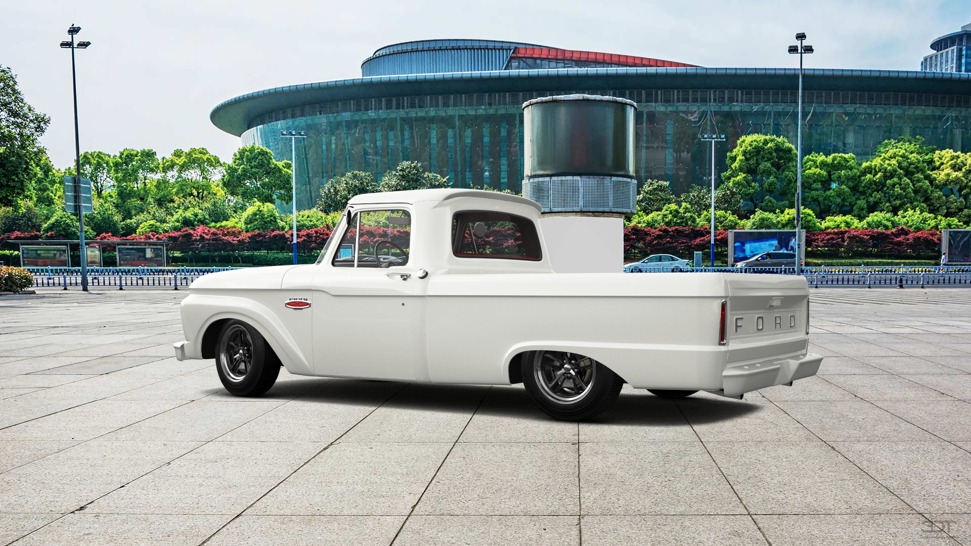 Ford F-100 Custom Cab 2 Door pickup truck 1966