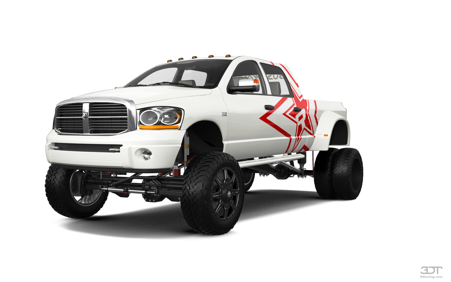 Tuning Dodge Ram 3500 Dually 4 Door pickup truck 2007