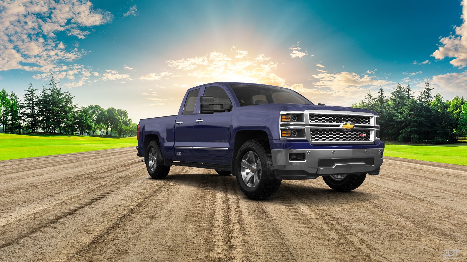 Chevrolet Silverado 1500 6.5 ft box 4 Door pickup truck 2014