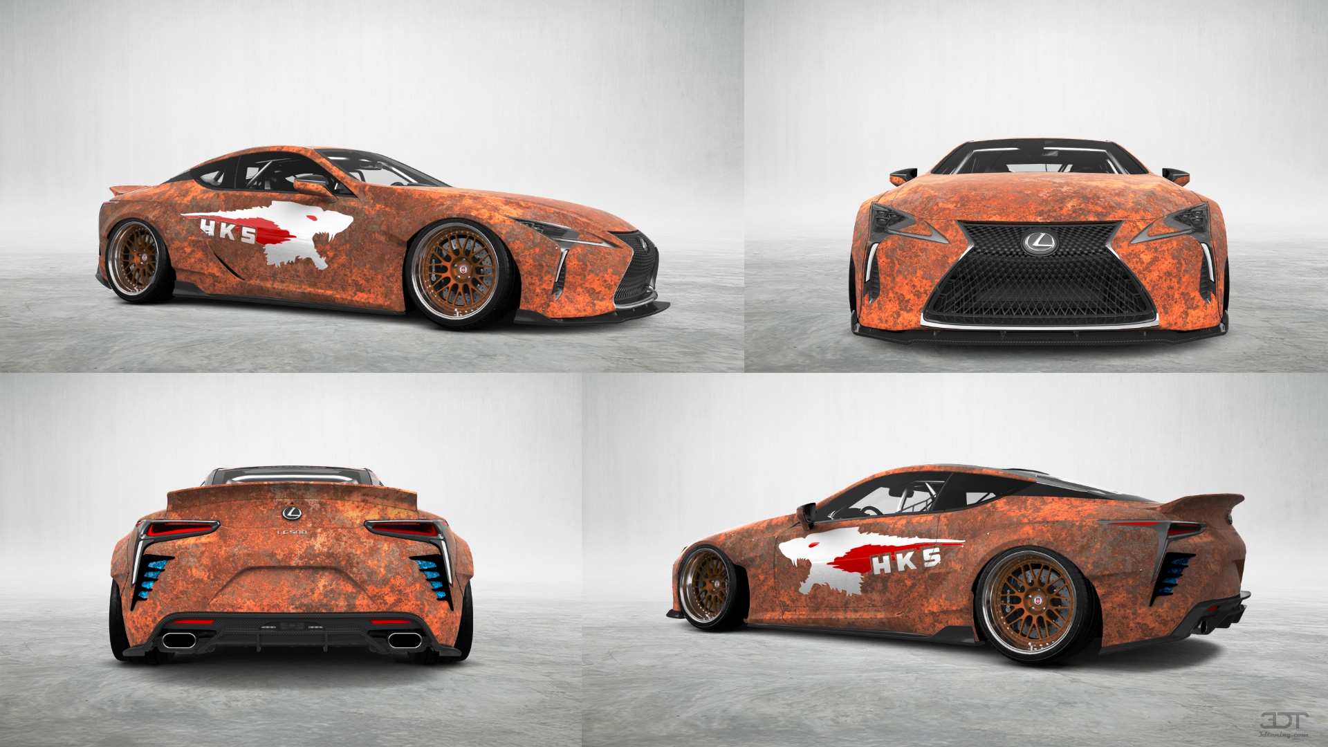 Lexus LC500 2 door fastback coupe 2017 tuning