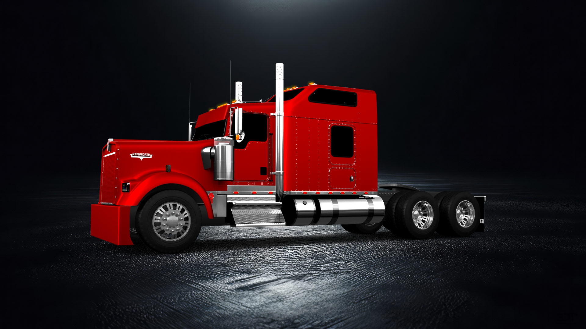 Kenworth W900 Sleeper Cab Truck 2015