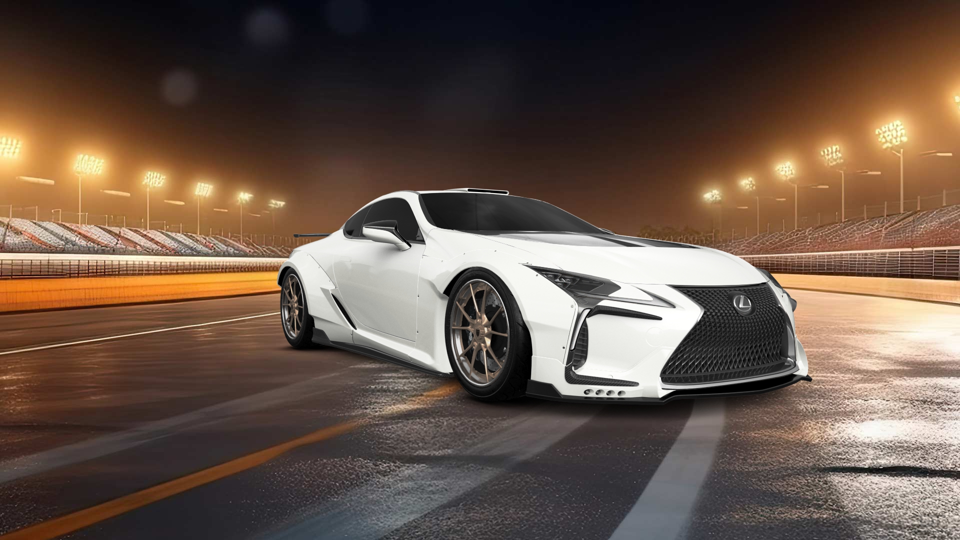 Lexus LC500 2 door fastback coupe 2017 tuning