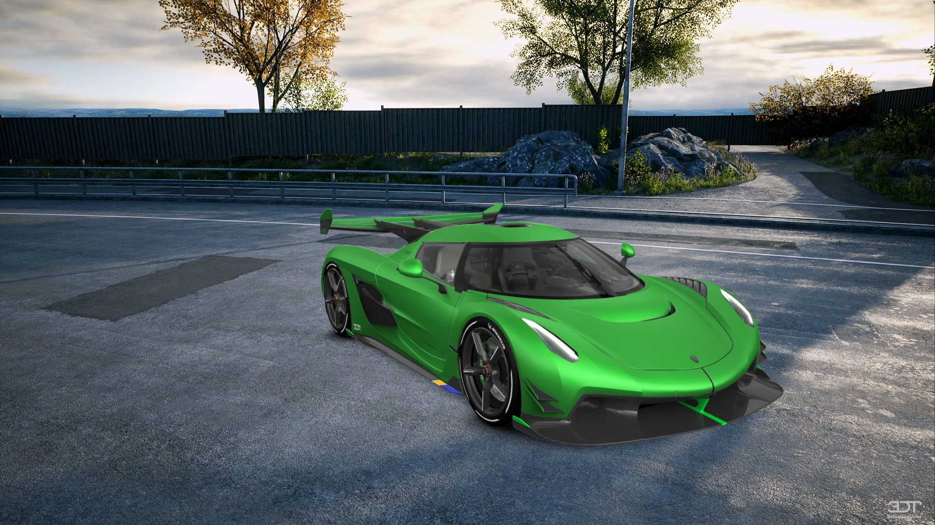 Koenigsegg Jesko 2 door targa top 2020