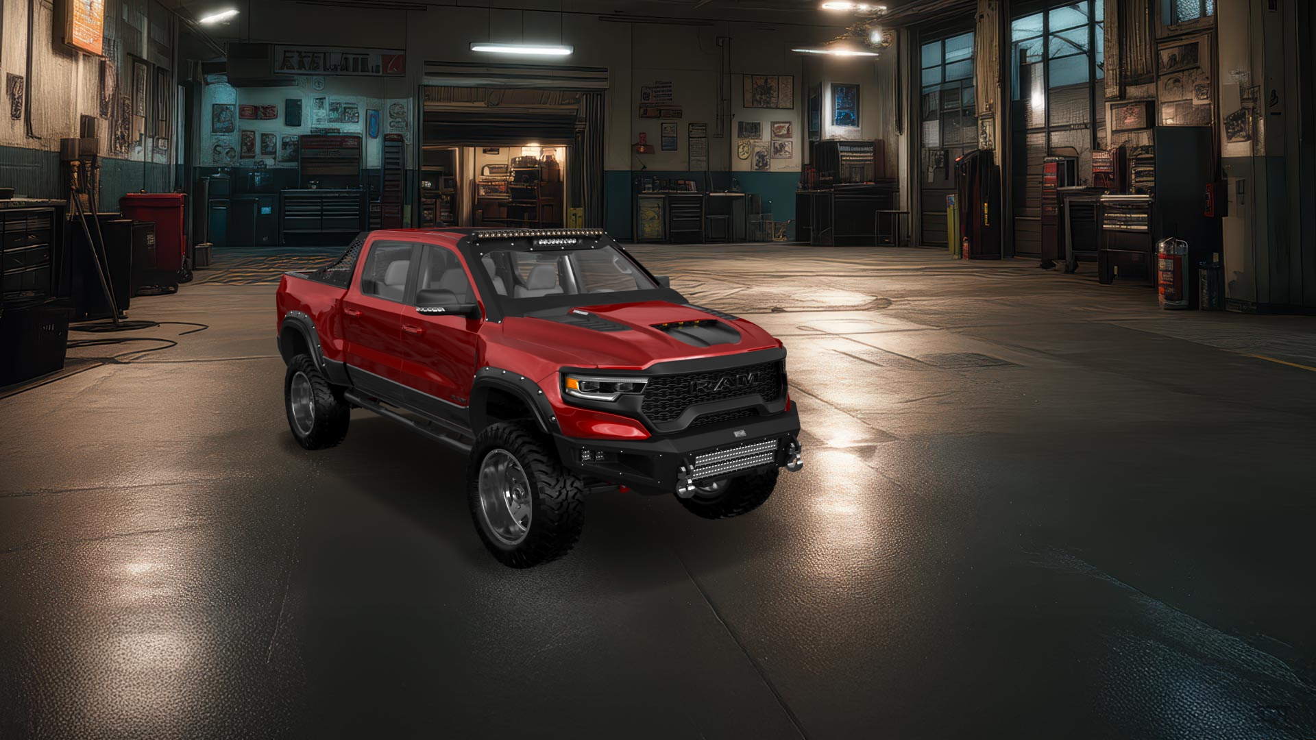 Dodge Ram 1500 TRX 4 Door pickup truck 2021 tuning