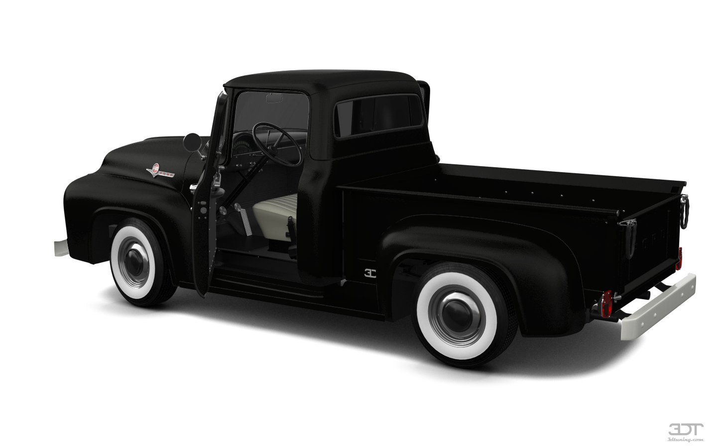 Tuning Ford F-100 2 Door truck 1956