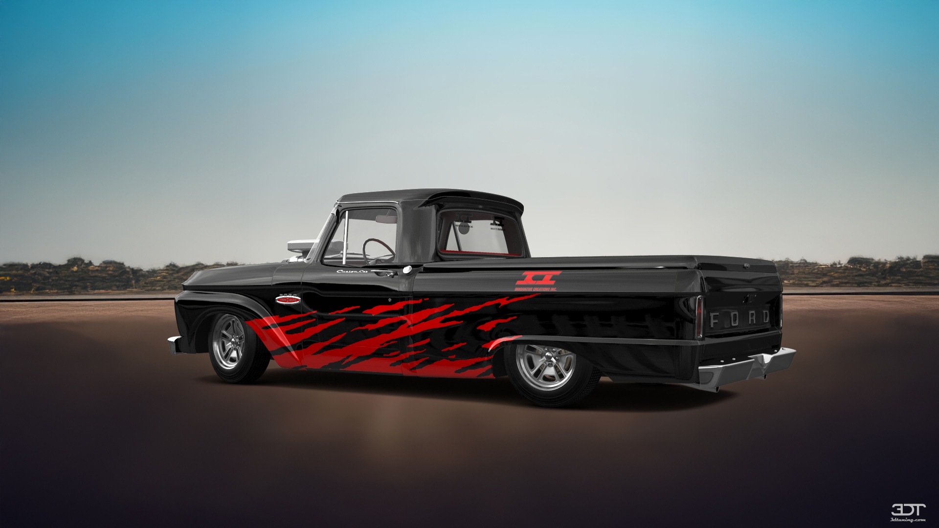 Ford F-100 Custom Cab 2 Door pickup truck 1966 Images