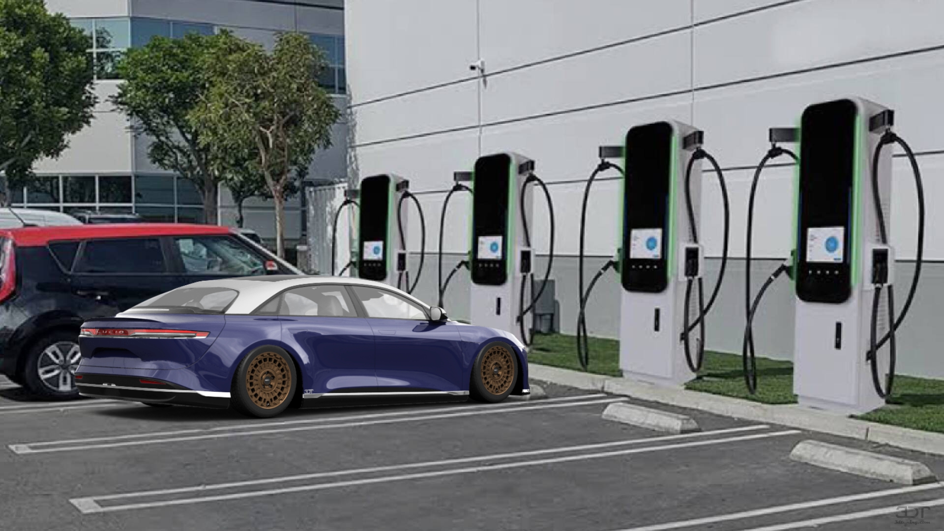 Lucid Air 4 Door Saloon 2022 tuning