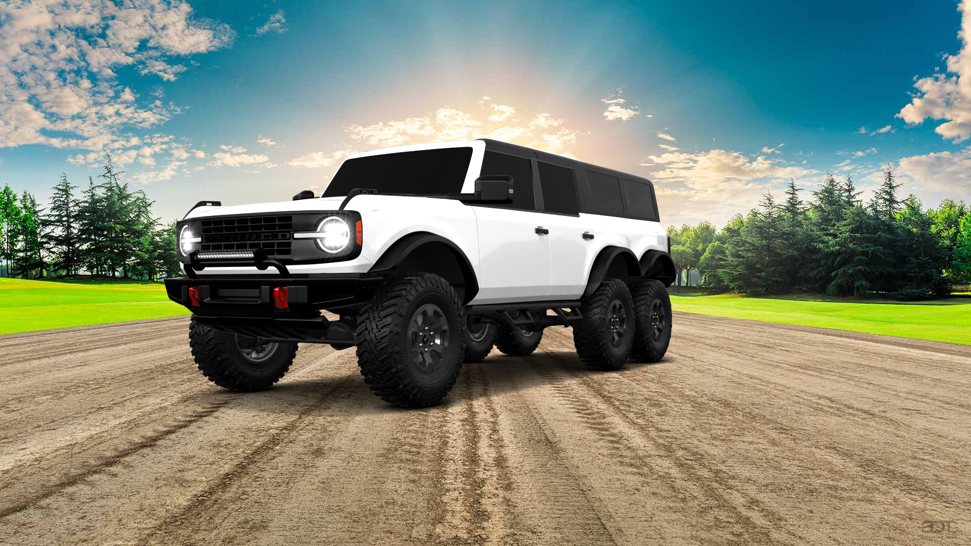 Ford Bronco 6X6 4 Door pickup truck 2021 Images