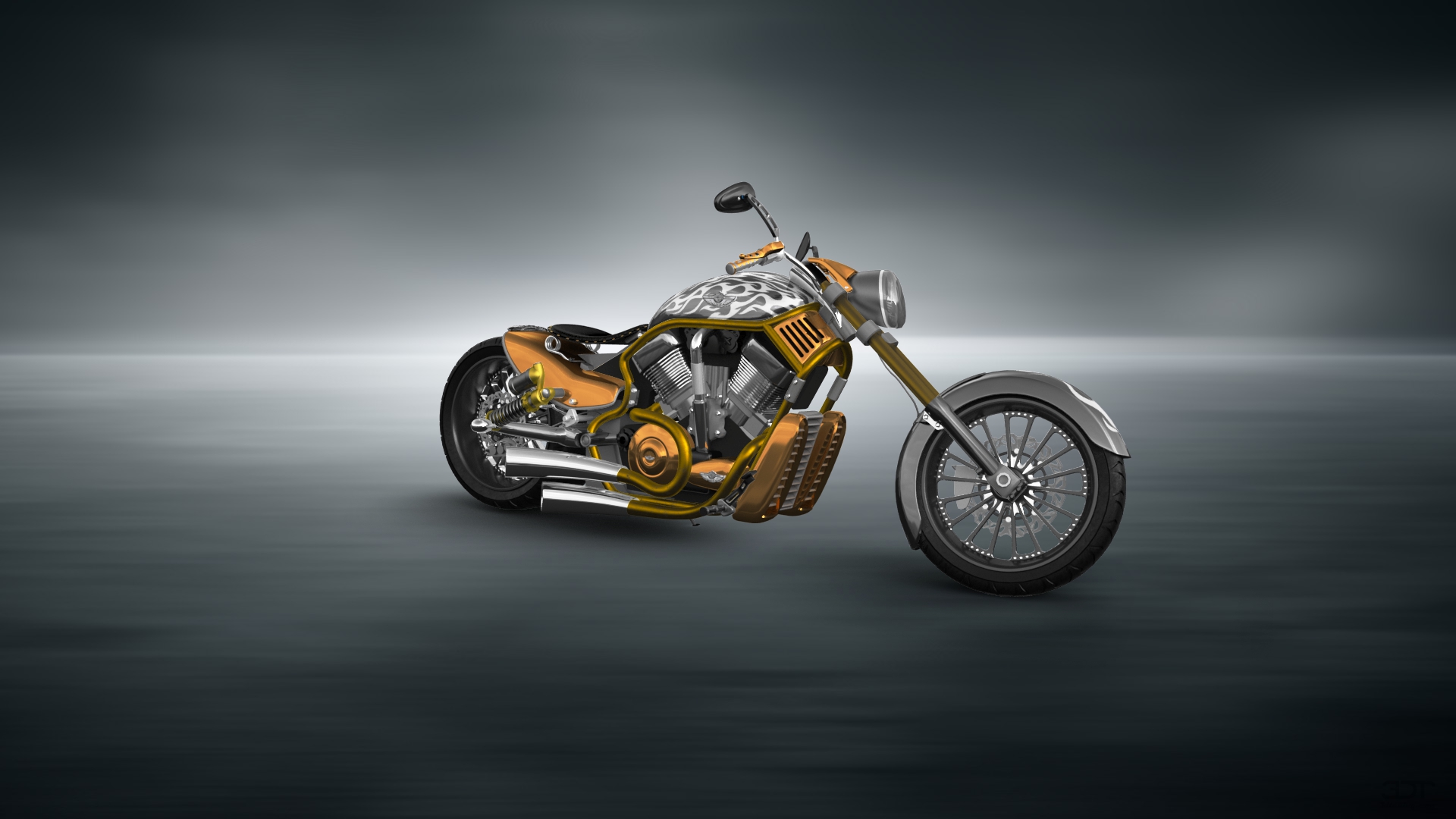 Harley-Davidson Custom Chopper Cruiser 2011 tuning