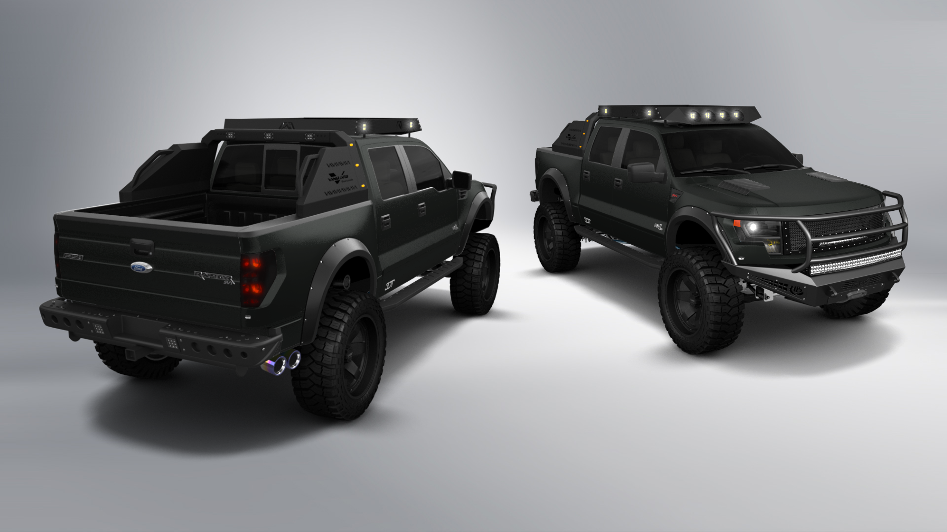 Ford F-150 SVT Raptor 4 Door pickup truck 2013 tuning