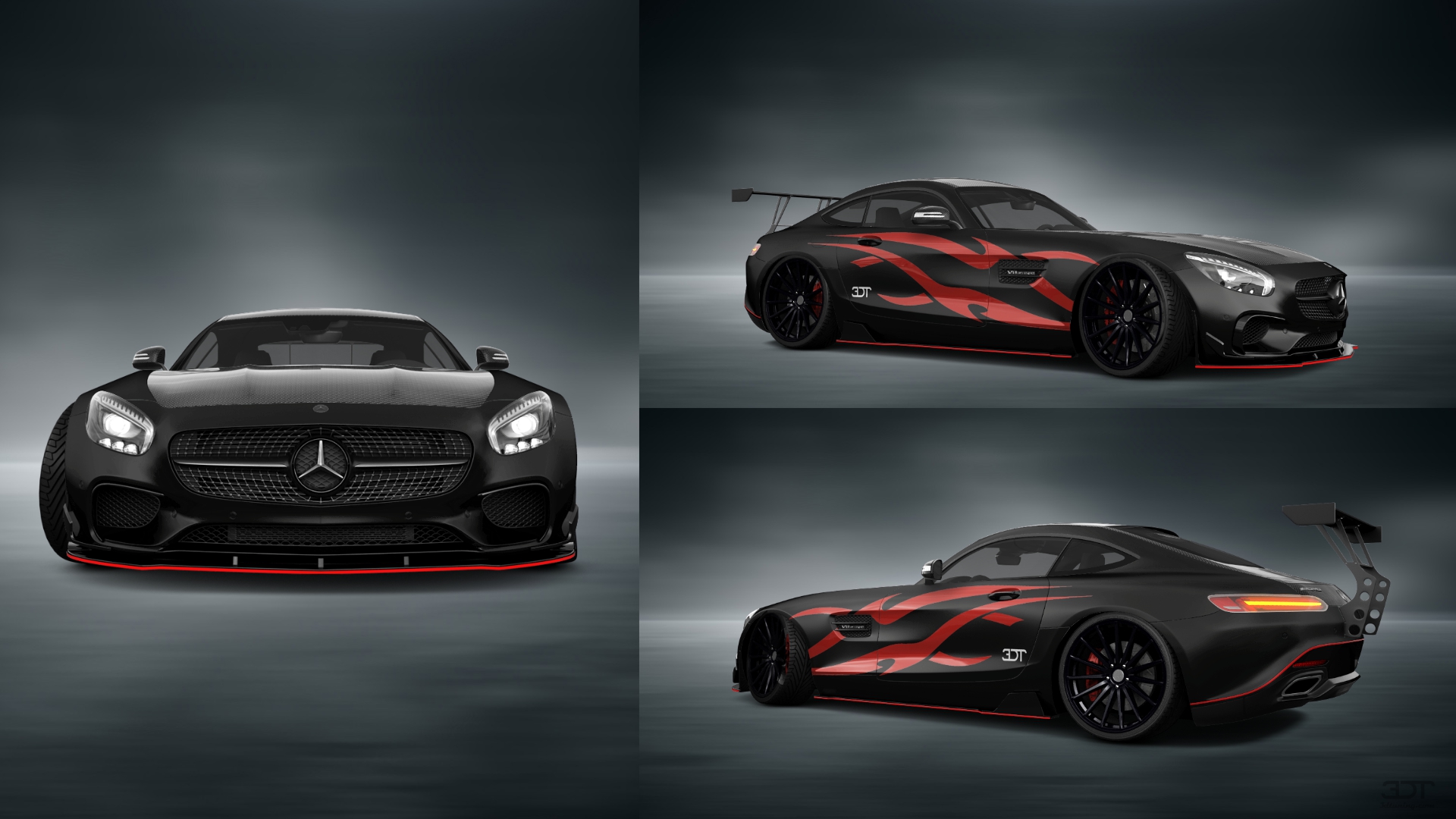 Mercedes AMG GT 2 door fastback coupe 2016 tuning