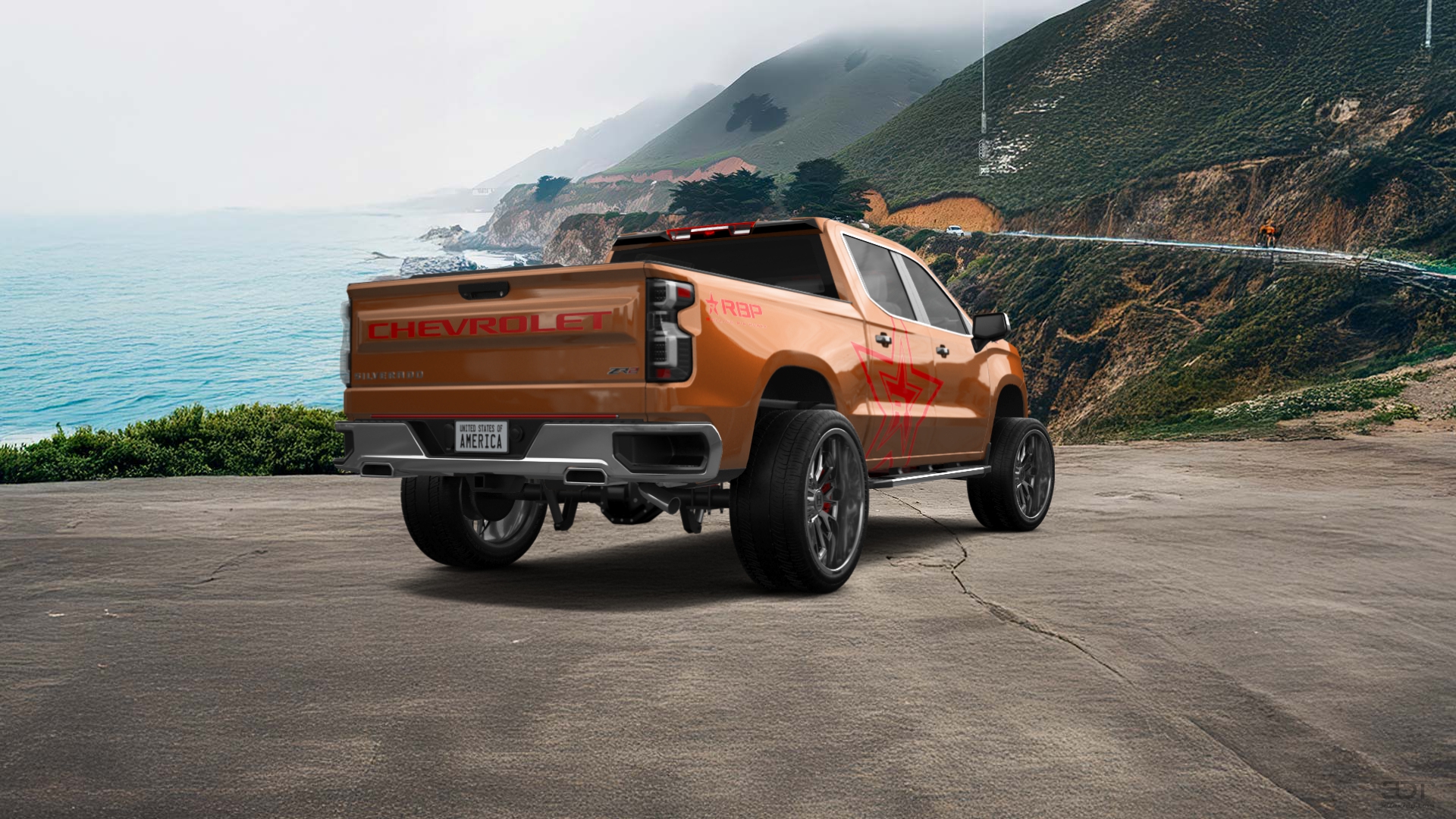 Chevrolet Silverado 1500 Crew Cab 5.8 ft box 4 Door pickup truck 2023 Images