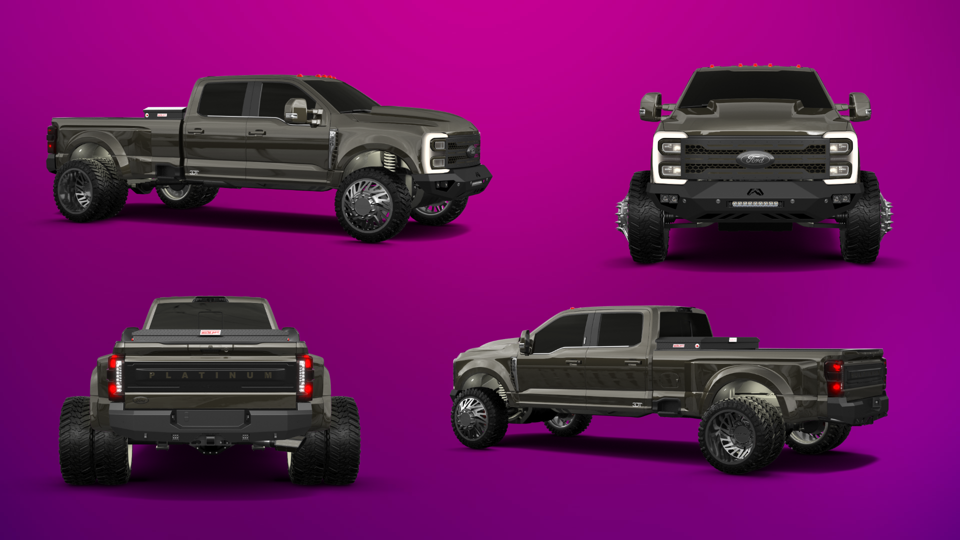 Ford F-350 DRW Crew Cab 4 Door pickup truck 2023 tuning