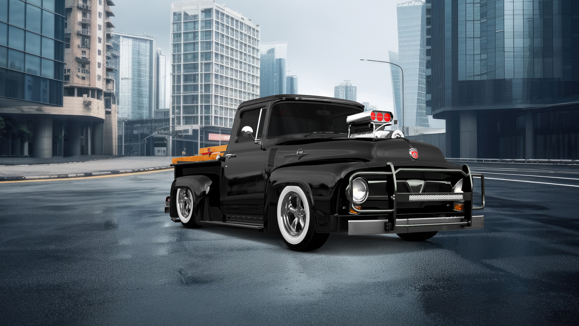 Ford F-100 2 Door truck 1956 tuning