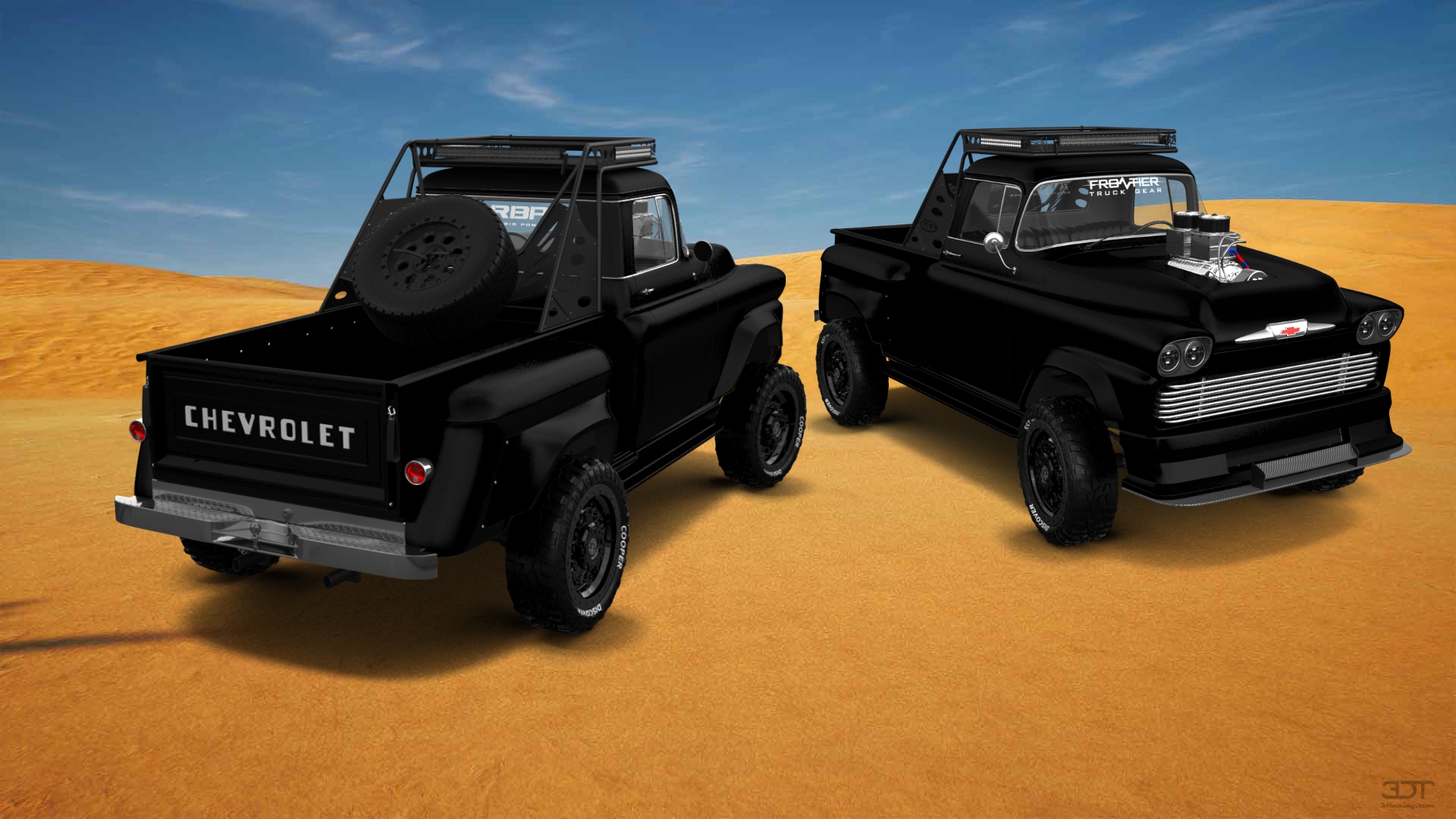 Chevrolet Apache Stepside 2 Door pickup truck 1959