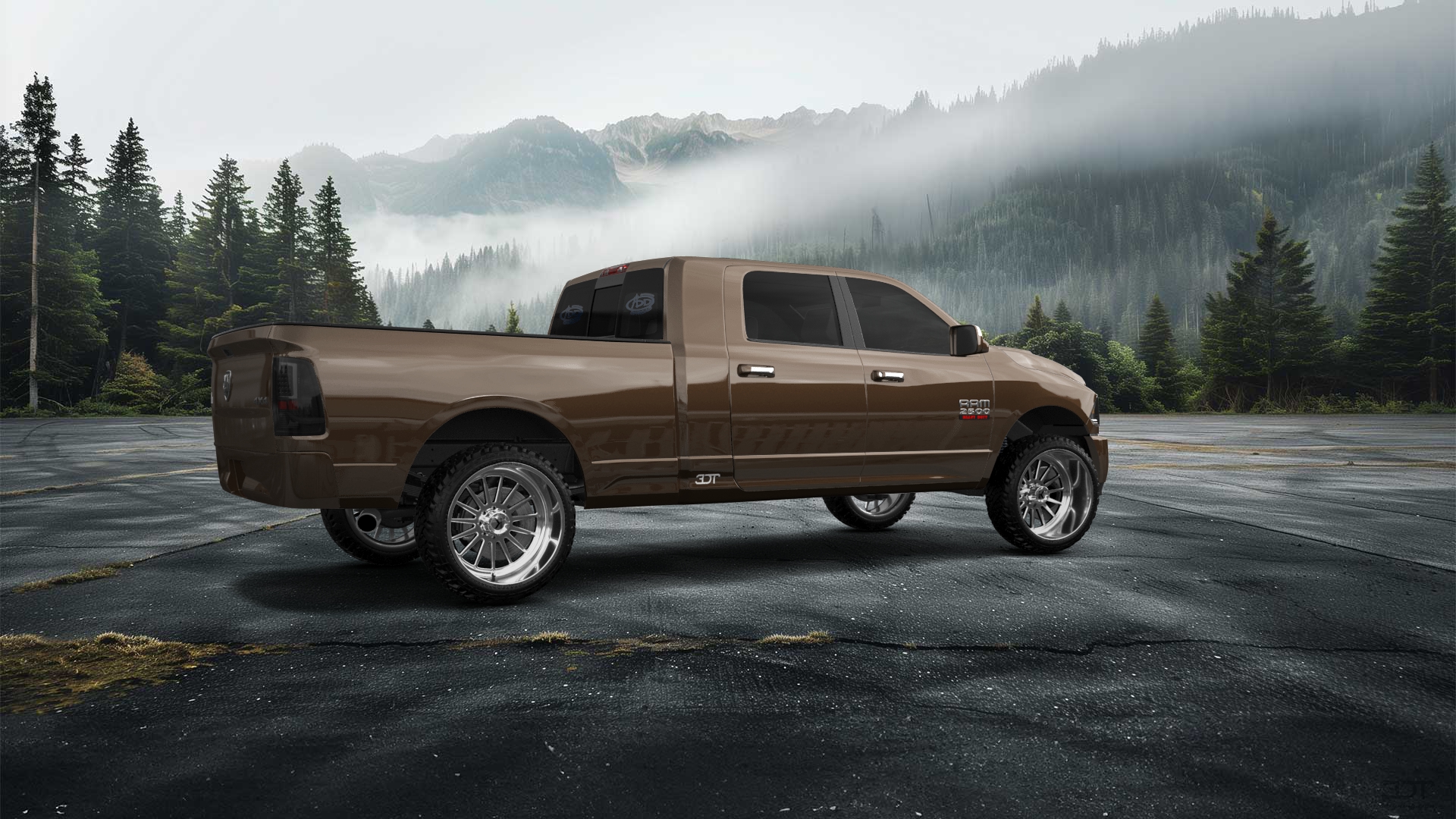 Dodge Ram 2500 Mega Cab 6.4 ft box 4 Door pickup truck 2010 tuning