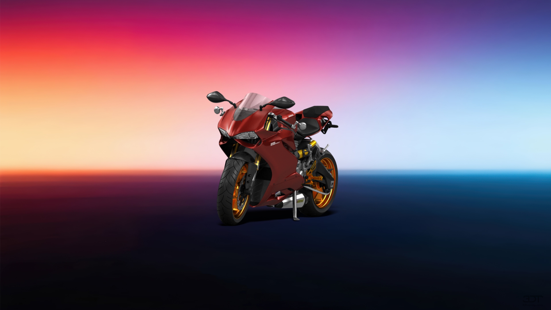 Ducati 899 Panigale Sport Bike 2015 tuning