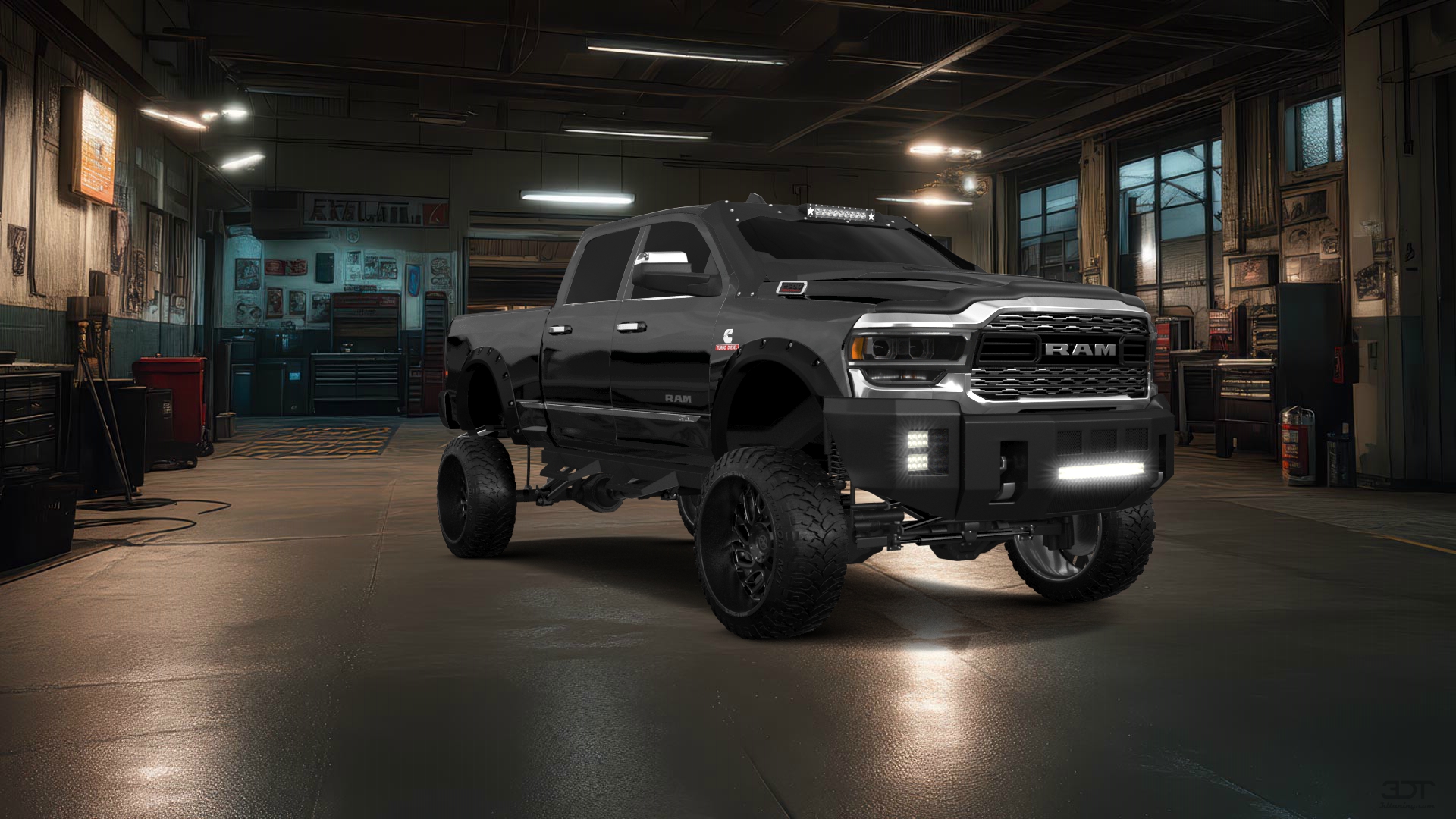 Dodge Ram 2500 4 Door pickup truck 2020 tuning
