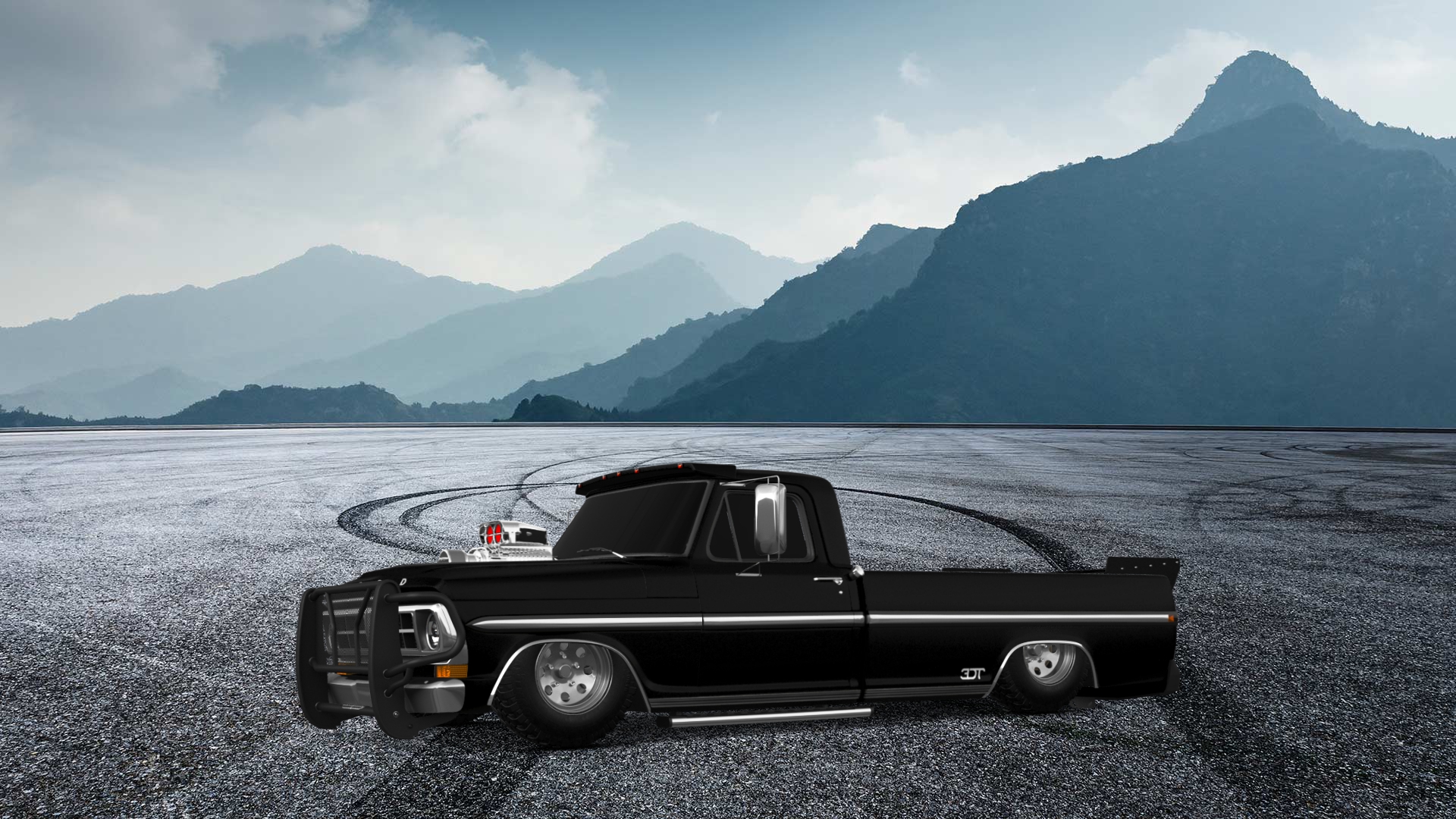 Ford F-250 2 Door pickup truck 1971 tuning