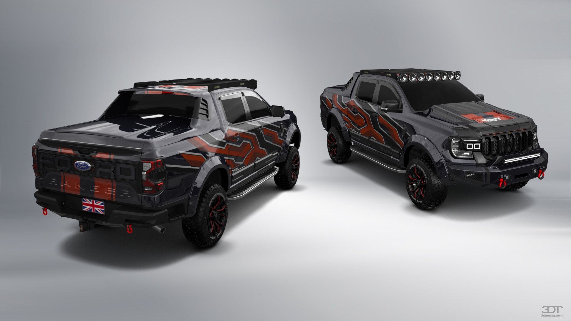 Ford Ranger 4 Door pickup truck 2022 tuning