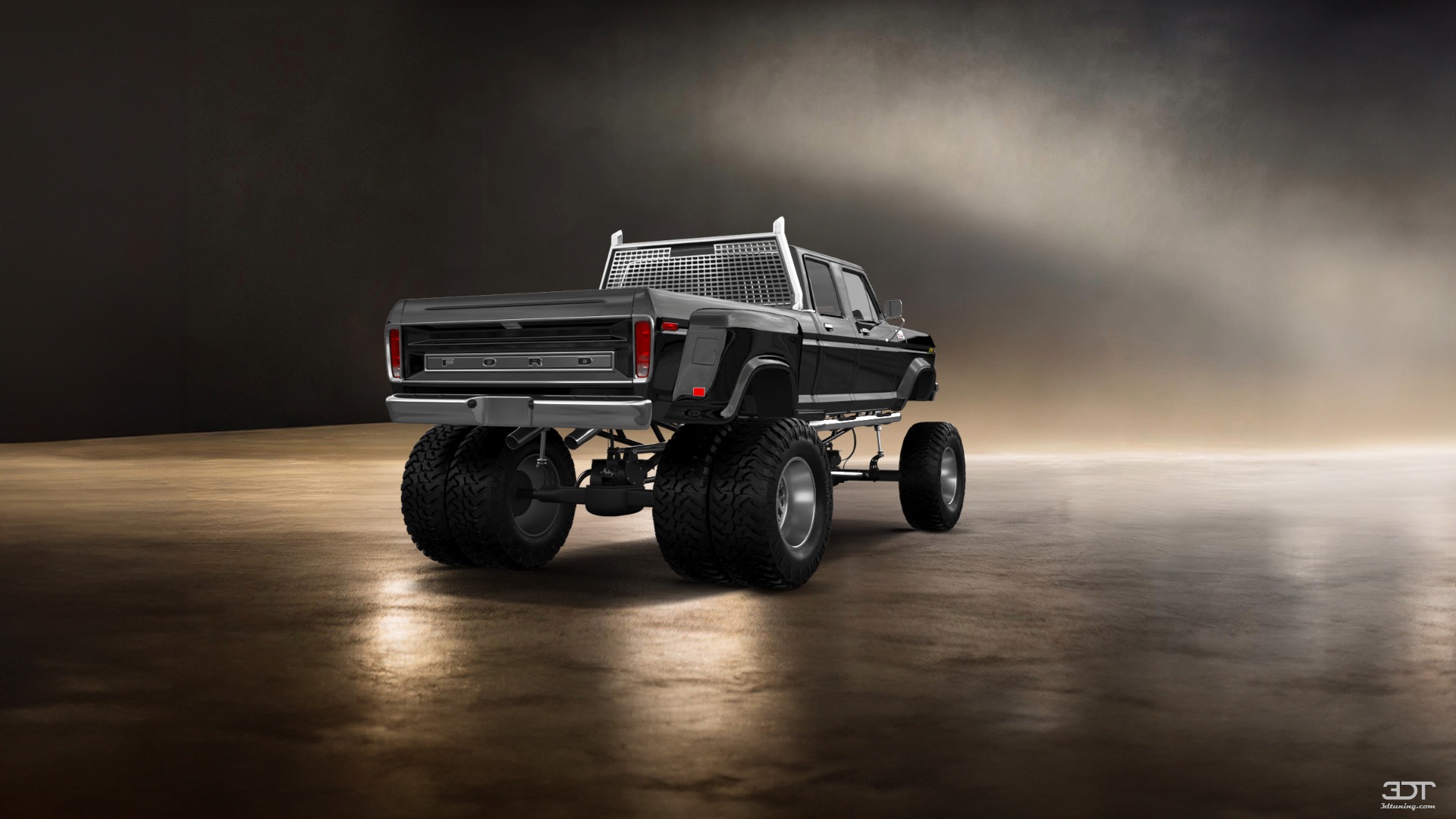 Ford F-350 Dually 4 Door pickup truck 1973 tuning