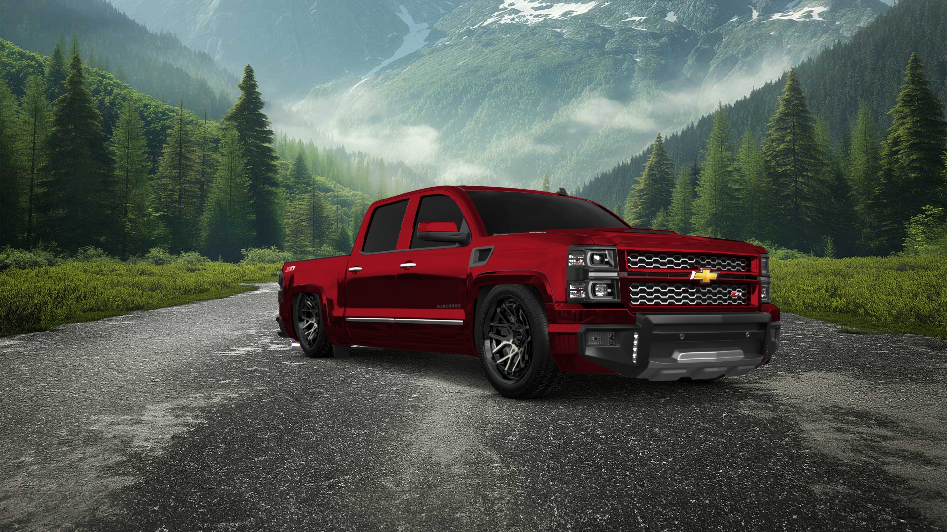 Chevrolet Silverado 1500 4 Door pickup truck 2014