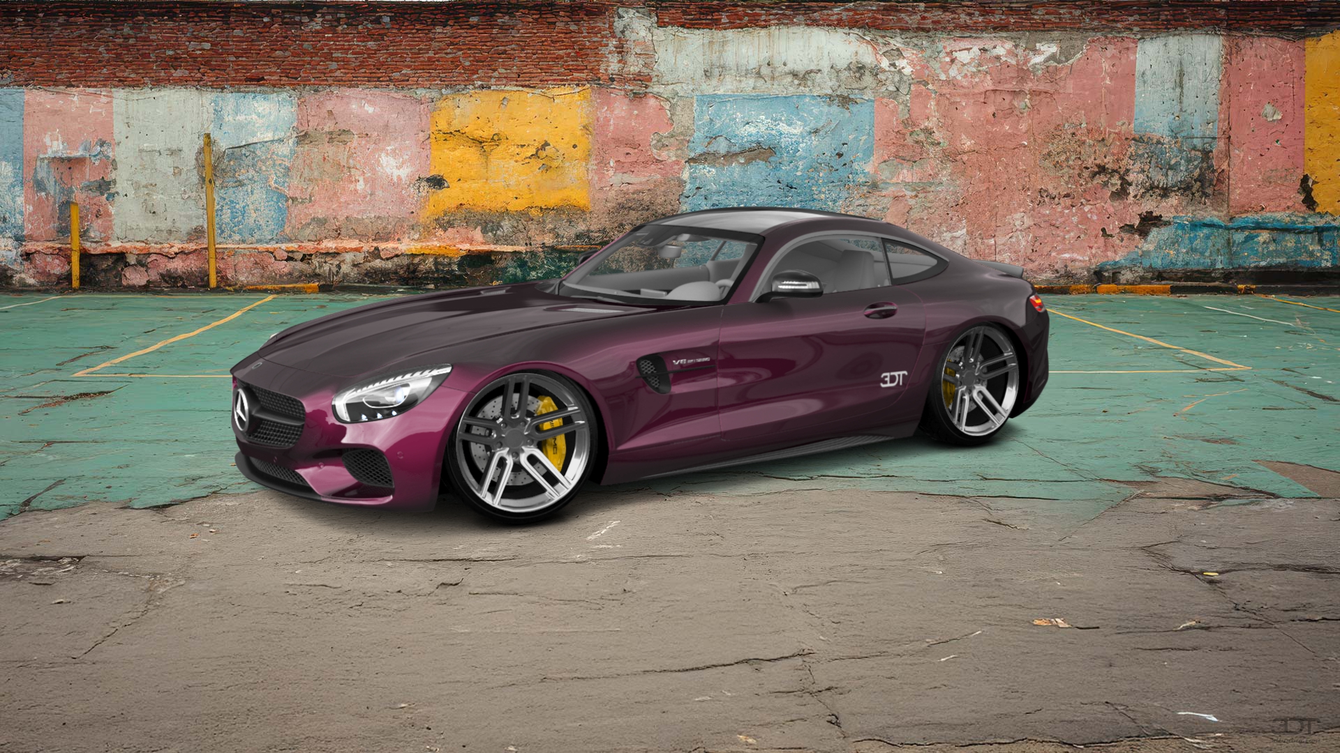 Mercedes AMG GT 2 door fastback coupe 2015 tuning